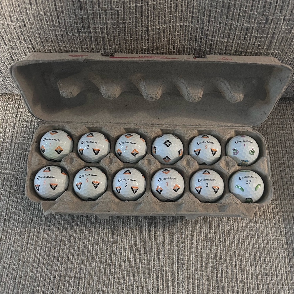 Taylormade TP5 with pattern used golf balls